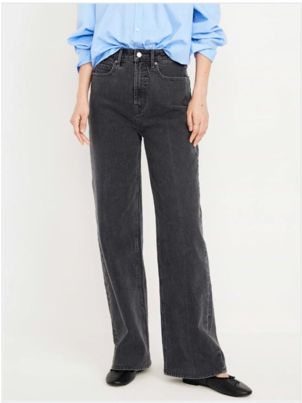 Old Navy Extra High-Rise Wide Leg Jeans - Sz 8